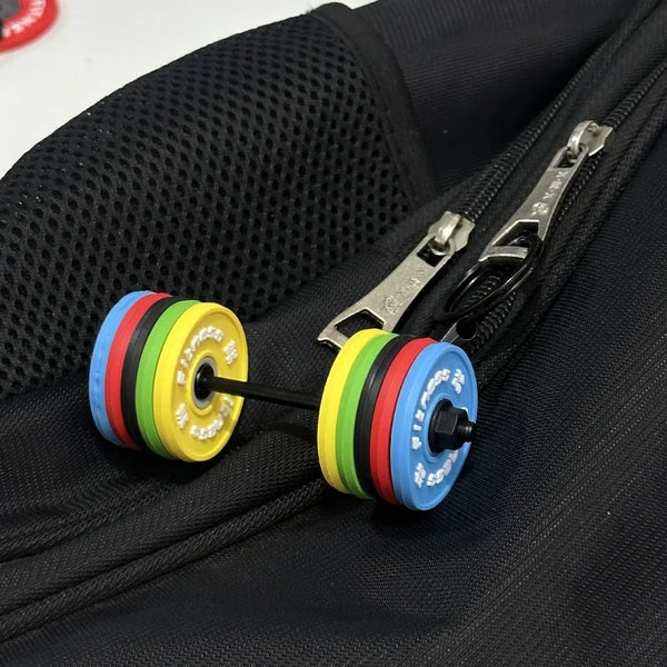 MagFlo Mini Barbell Keychain
